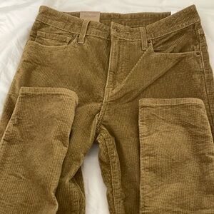 Levi’s 721 High Rise Skinny Corduroy Jeans Brown Tan Corduroy Pants 31x30 NWT